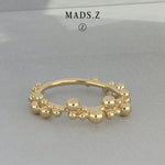 Mads Z BUBBLES ring i 14 kt. guld