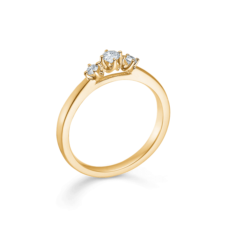 Mads Z CROWN TRINITY ring m. 0,17 ct. brillanter - 1541717