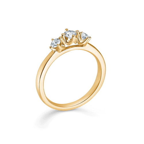 Mads Z CROWN TRINITY ring m. 0,34 ct. brillant - 1541734