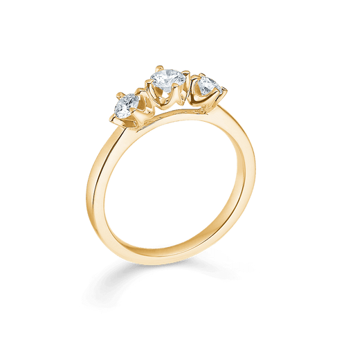 Mads Z CROWN TRINITY ring m. 0,56 ct. brillanter - 1541756