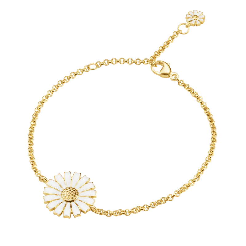 Georg Jensen Daisy armbånd i forgyldt - 20001669