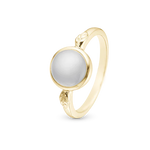 Christina Ring - Moonstone, forgyldt sølv